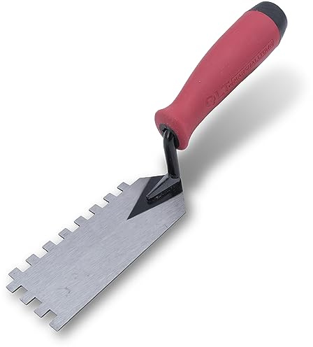 MARSHALLTOWN QLT Notched Margin Trowel, 5 x 2 Inch, Tile Trowel