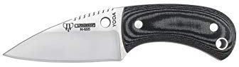 Cuchillo Cudeman 200-M Micarta Negra Hoja 6 cm. Acero Bohler y Funda de Cuero Negro