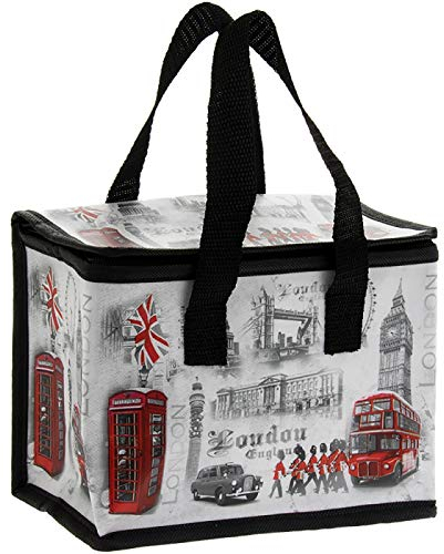 The Leonardo Collection LP71960 Lunch Bag | Vintage London design | 1 Pc, Multicolor