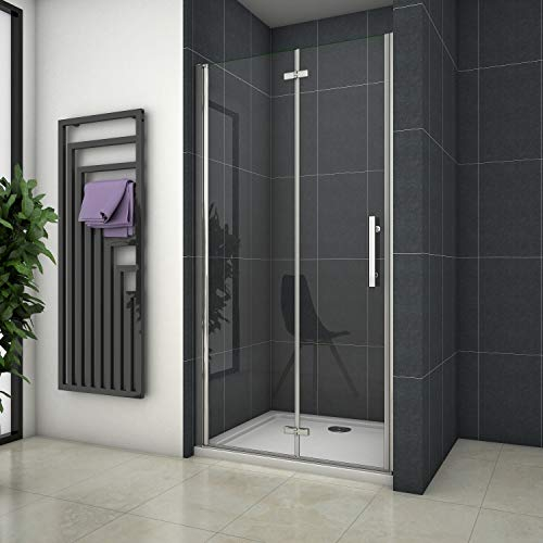 AICA SANITARIOS Mampara de Ducha Plegable Antical 110x195cm