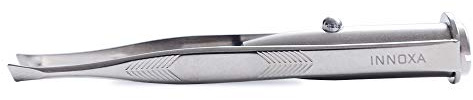 Innoxa Expert Pince à Epiler Lumineuse Mors Biais Inox 8,6cm