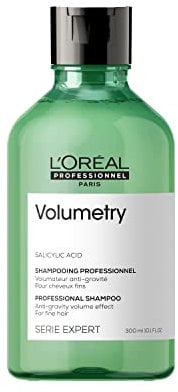 L'Oreal Professionnel Volumetry Volumizing Shampoo | Entfernt Ablagerungen & reinigt Kopfhaut | Bietet Lift | Mit Salicylsäure | Für feines & dünnes Haartyp | 300 ml