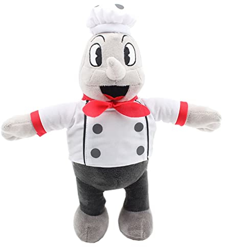 uiuoutoy Plush Soft Toys Devil Boss Ghost Mecup and Brocup Dolls Gift (Chef Saltbaker)