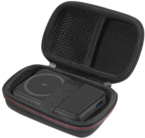 Maoershan Weiche Reise-Schutzhülle für Anker 633 Magnetischer Akku (MagGo), 10.000 mAh faltbares magnetisches, kabelloses tragbares Ladegerät, 20 W USB-C Power Delivery (nur Hülle)