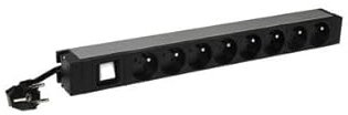 LEGRAND 646822 MULTIPRISE 19 1U 8 PRISES AVEC INTERRUPTEUR