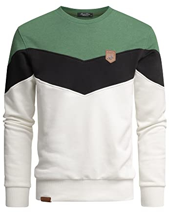 Amaci&Sons Herren Basic College Sweatjacke Pullover Hoodie Sweatshirt 4064