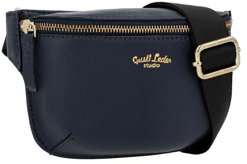 Gusti Gürteltasche Leder Norell I Bauchtasche Leder Damen & Herren I Minimalistische Hüfttasche Herren & Damen aus Echtleder mit verstellbarem Gurt