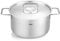 Fissler Collection Pure Faitout En Acier Inoxydable (24 cm, 5,7 l) Avec Couvercle Métallique Et Graduation Intérieure, Compatible Induction