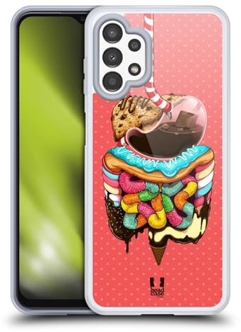 Head Case Designs Susser Darm Anatomie des Menschen Gel Handyhülle Hülle [Militärischer Schutzgrad] Kompatibel mit Samsung Galaxy A13 (2022)