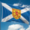 Schottische Flagge mit wucherndem Löwen – Schottland-Flagge – St. Andrews Saltire Flagge – doppelseitiger Digitaldruck – 110 den dickes Polyester – Doppelnaht – 2 Messingösen, groß 1,5 x 0,9 m