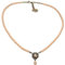 Alpenflüstern Trachten-Perlen-Halskette Helena - elegante Trachtenkette - nostalgischer Damen-Trachtenschmuck, filigrane Dirndlkette (rosa-rosé) DHK318