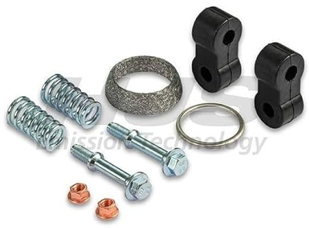 HJS 82 14 9093 Montagesatz Schalldämpfer Kompatibel mit OPEL AGILA B H08 1425073KA0 95507980 4709332