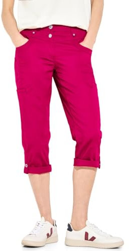 Cecil Damen B377578 3/4 Papertouch Hose, pink Sorbet, 26W / 22L