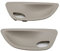 Door Handle Interior LHD RHD Left Right Car Interior Door Handle Bowl Cover Trim for BMW 5 Series F10 F11 F18 2010-2017 Black Beige Vehicle Door Handle (Color : Oyster 1 Pair)