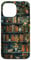 iPhone 13 Pro Max Books and Coffee Vintage Library Case