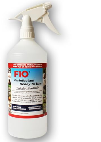 F10 Veterinary Broad Spectrum Disinfectant Ready-to-Use Spray, 1 Litre