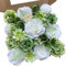 FACINOC Künstliche Rosen, weiße Kunstblumen, Großpackung für selbstgemachte Hochzeitsstrauß, Brautschmuck, Babyparty, Dekorationen, Party, Tischdekoration, Kuchendekoration, Seidenblumenarrangement,