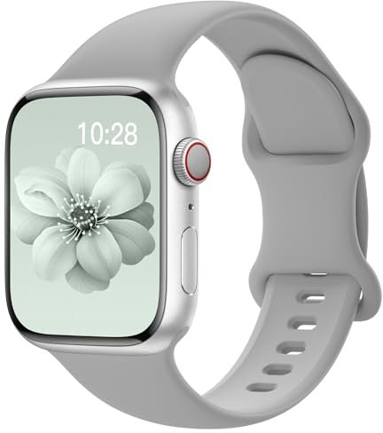 Yoohoo Silicone Cinturini Compatibile con Cinturino Apple Watch 38mm 40mm 41mm 42mm(Series 10) per Donna Uomo, Cinturini Sportivi di Ricambio per Apple Watch Se Ultra 10 9 8 7 6 5 4 3 2 1