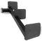 Dpofirs Universal Fit Boat Trailer Steps, 3 Steps Stainless Steel Trailer Step, Black Steel, Heavy Duty Universal Trailer Tongue Step, for Boat Trailer