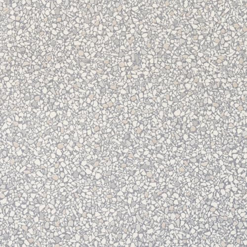 Grey Flecked Stone Magic Vinyl Flooring 2.8mm Thick Lino Roll Bathroom Kitchen (2m Wide x 3m Long)