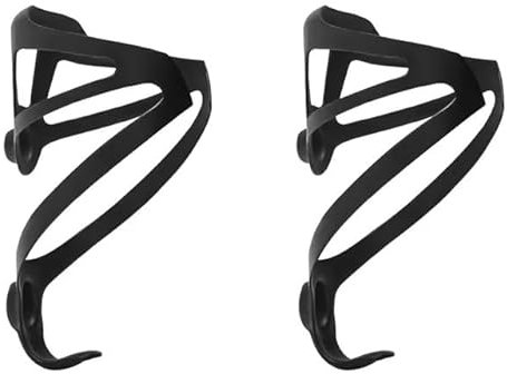 Porte Bidon VéLo Porte-bidon de vélo entièrement en Fibre de Carbone, Porte-bidon Ultra léger for vélo de Route et de Montagne, Noir Mat et Brillant, Accessoires VTT Porte Bidon VTT(Matte 2Pcs)