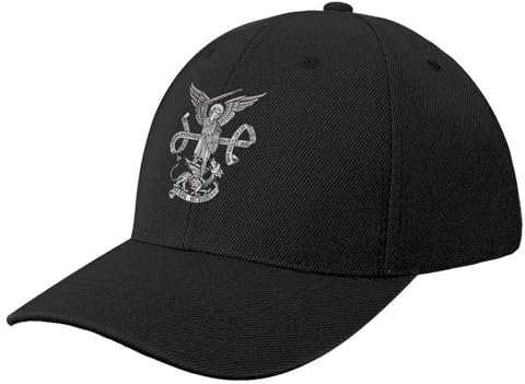 CIZIEOE Baseball Kappe Baseball Cap Saint St Michael Katholischen Erzengel Engel Defender Baseball Kappe Mann Caps Weihnachten Hut Caps Für Frauen Männer