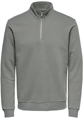 Only & Sons Herren Onsceres Half Zip Sweat Onsceres Half Zip Sweat (1er Pack)