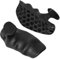 kowaku 1 Paar Fitness Handschuhe Anti Slip Griffhilfe für Männer & Frauen, Rubber Gym Grips Trainingshandschuhe für Klimmzüge, Cross-Training, Bodybuilding, Langhantelheben, Schwarz mit Tasche
