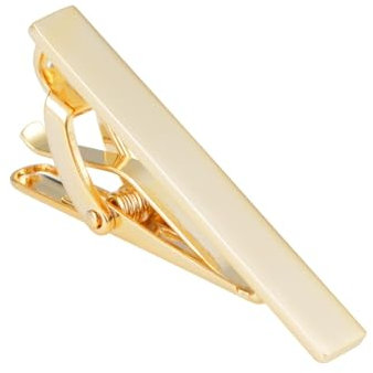 Pince à Cravate Mariage Pince A Cravate Or Homme Plaqué Or Pince à Cravate 39cm pour Oncle Père Saint-Valentin Commercial Fête Des Pères
