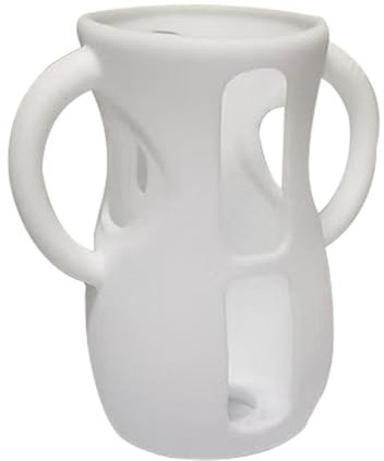 Housse de biberon en silicone - Housse de protection pour biberon avec poignées - Incassable, passe au lave-vaisselle - Convient aux biberons de 120 ml et 240 ml - Facile à nettoyer - Doux et