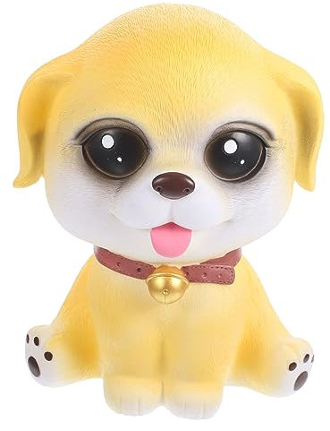 Toyvian Hund Spardose Aus Vinyl Junge Mädchen Sparschwein in Hundeform Münzbank Unzerbrechliche Aufbewahrungsdose Für Junge Mädchen Ostern Hundegeschenk Geldtopf