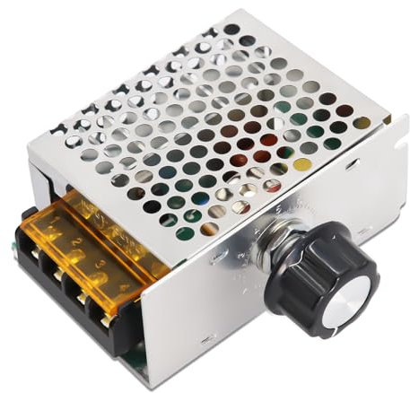Variateur de Vitesse pour Moteur 220V Binghe AC 220V 4000W Haute Puissance SCR, AC 220V Variateur de Vitesse, Regulateur de Tension Convient aux appareils ménagers