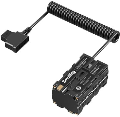 SMALLRIG D-Tap auf beidseitigen NP-F-Dummy-Akku mit USB-C, DC-Anschluss, LED-Anzeige, für Monitore und drahtlose Videos ender-4884