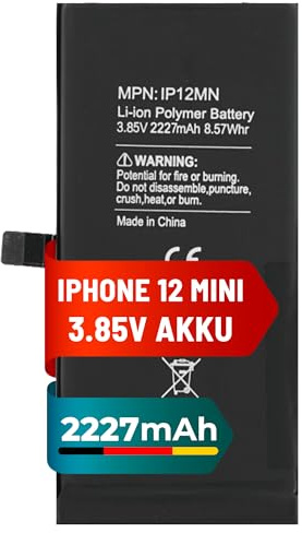 Mpsmobile® Akku für iPhone 12 Mini | Dekodiert mit extra IC (ohne Schweißen)