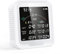 MeevrgR 10-in-1 Air Quality Monitor - PM2.5/PM10/TVOC/C6H6/Temperature/Humidity/AQI Detector with Digital Display & Rechargeable Battery for Home/Office/School(White)
