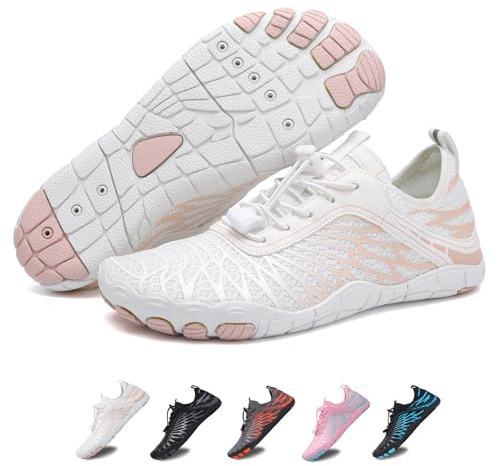 Hike Barefoot Shoes for Womens & Mens,Pro Footwear with Wide Toe Box & Non-Slip Barefoot Shoes Unisex,Athletic Outdoor Hiking Footwear,Water Shoes Running Shoes for Beach Aqua Swim Surf Hiking