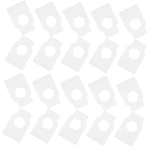 TOYZFRIENDY 100Pcs Double-Sided PVC Hanging Tags for Wine Bottles Multi-Functional Blank Labels with Smooth Writable Surface Reusable Neck Tags for Wine Cellar Organization and Price Display