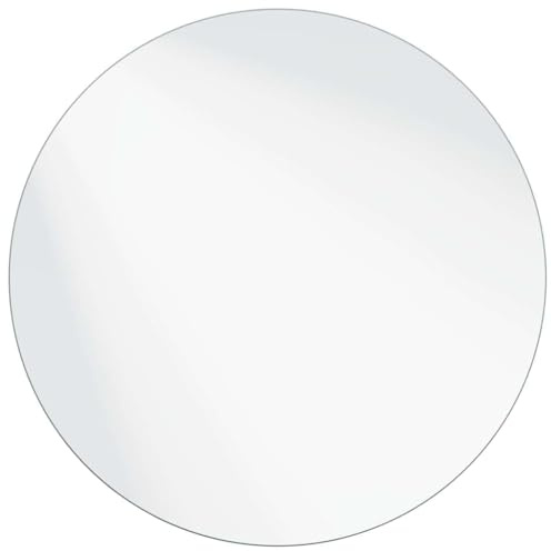 vidaXL Wandspiegel Rund Ø 60 cm Gehärtetes Glas