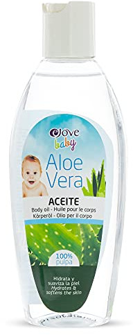 Ejove Baby Aloe Vera Körperöl 200 ml | Feuchtigkeitsspendendes Babyöl mit natürlichen Essenzen | Sanftes Massageöl für empfindliche Babyhaut | Vitaminreiches Pflegeöl für weiche und geschmeidige Haut