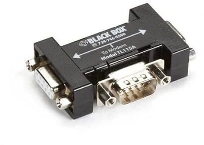 Black Box DB9, 2 to 1, TLSI Modem Splitter TL115A, DB9, Black, TL115A