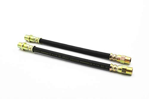 TAKPART 2x Bremsschläuche Bremsleitung Bremsleitung Hinten links + rechts für 3-er E36 34321153743, 34321159524, 34326755636