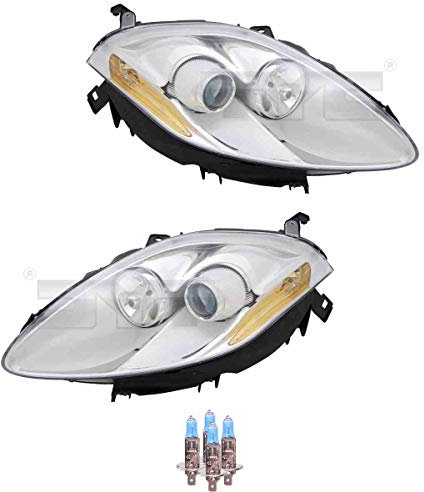 Diederichs EISENFELS Bundle Set 70800513 Scheinwerfer rechts & links + Leuchtmittel H1 Cool Blue Intense kompatibel mit Bravo II 198