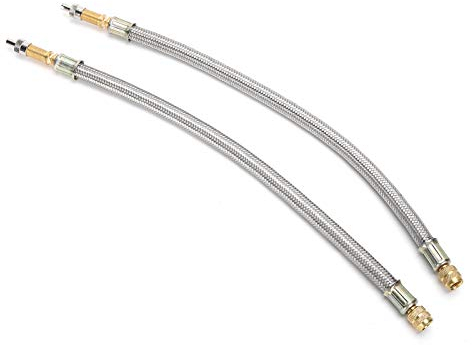 Reifenventilverlängerung, 2 Stück Reifen Ventilverlängerung Flexibel Ventil Schaft Extender 300mm/11,8 Zoll 334000 für LKW Anhänger Schwerfahrzeuge