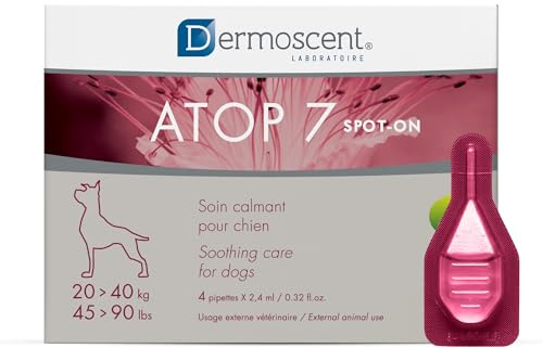 DERMOSCENT Atop7 Spot On für Hunde, Katzen, 20-40 kg, Kunststoff, Nicht anwendbar