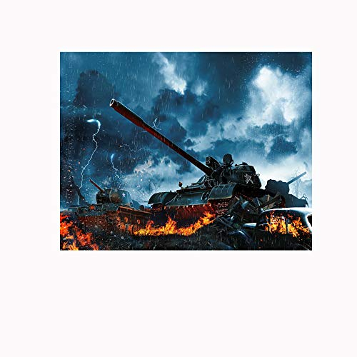 Fototapete Selbstklebend Panzer 175x210cm Wandgemälde Wand Dekoration Schlafzimmer Tapete