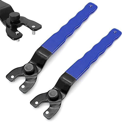 SSyang 2Pcs Llave de Una Boca Ajustable,Inglesa Ajustable Llave Universal Ajustable Llave ajustable de la Amoladora de Angulo Anchura de Sujeción 8-50MM,Para Trabajadores De Mantenimiento De Baño