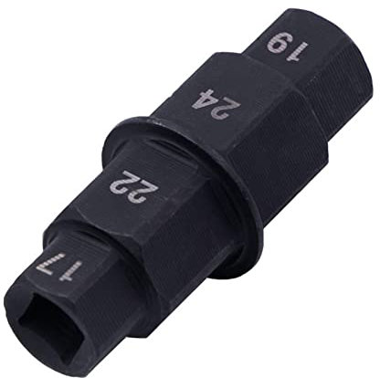 PIGMANA Clé à broche de roue avant – Clé de démontage de broche | Outil de broche de roue avant de moto, clé hexagonale multifonction