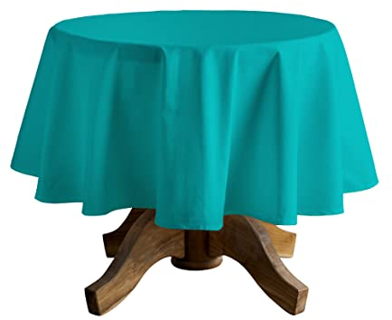 CALICOT Ceramic Tischdecke aus 100% Baumwolle, vorgewaschen und vorgeschrumpft, perfekt für Zuhause | Speisen | Tischplatte| Partydekoration, Baumwolle, (Rechteckig, 160 x 229 cm)