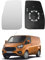 Beheizt Spiegelglas Ersatz für Ford Transit Custom 2013–2019, Außenspiegel Glas Asphärisch, Außenspiegel Verstellbar Geeignet, Umkehrlinse Rückfahrglas Spiegel (Links)