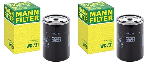 MANN-FILTER WK 731 Kraftstofffilter – Für PKW (Packung mit 2)